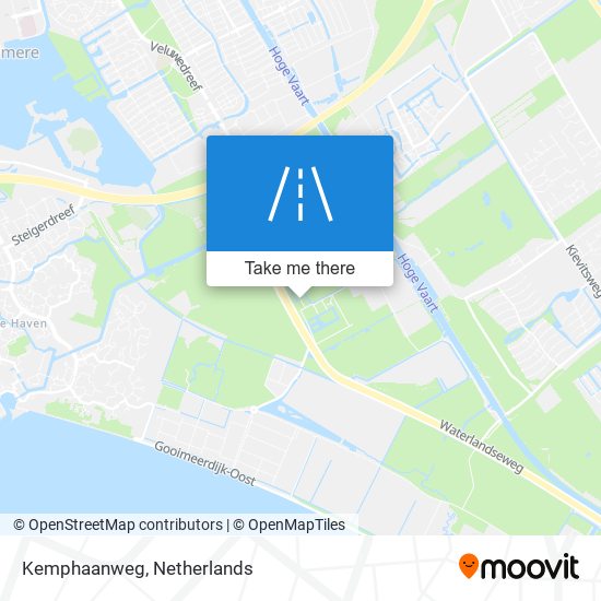 Kemphaanweg map