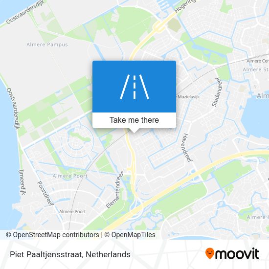 Piet Paaltjensstraat map