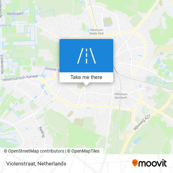 Violenstraat map