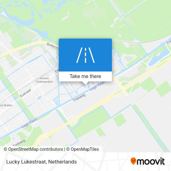 Lucky Lukestraat map