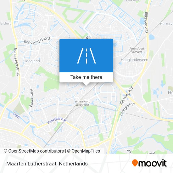 Maarten Lutherstraat map