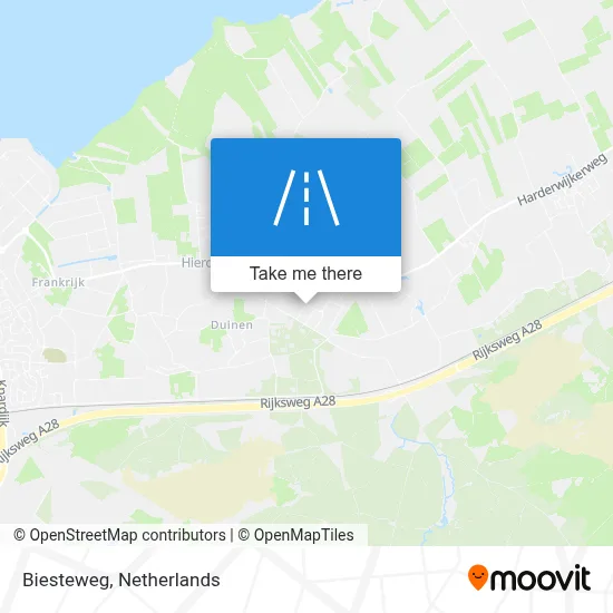 Biesteweg map