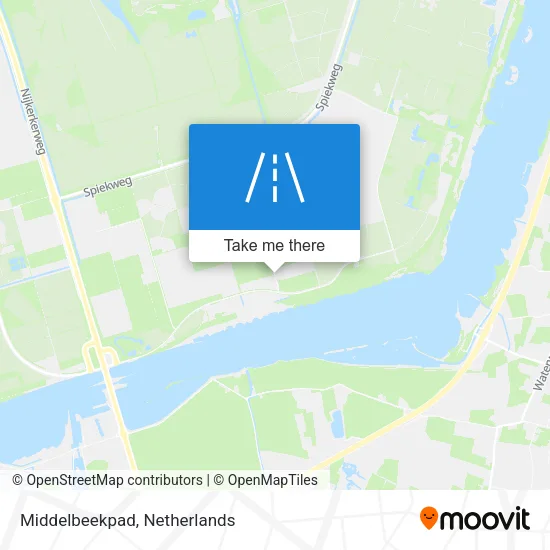Middelbeekpad map