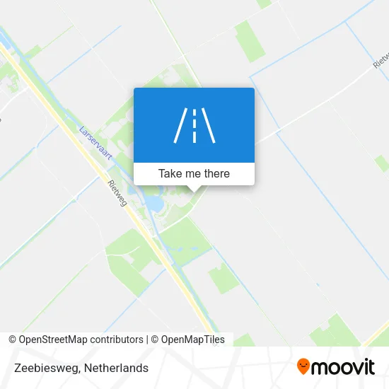 Zeebiesweg map
