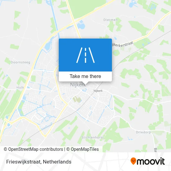 Frieswijkstraat map