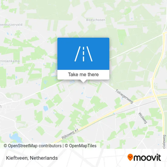 Kieftveen Karte