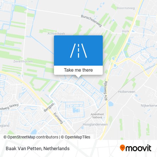 Baak Van Petten map