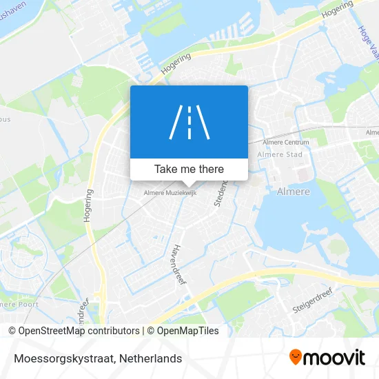 Moessorgskystraat map