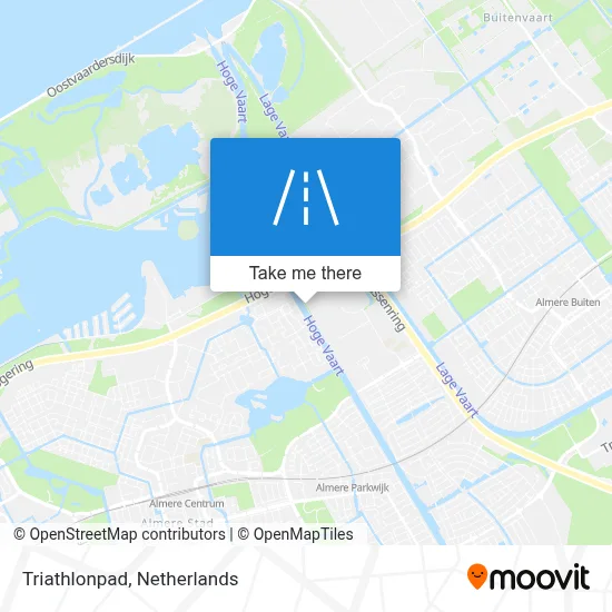 Triathlonpad map