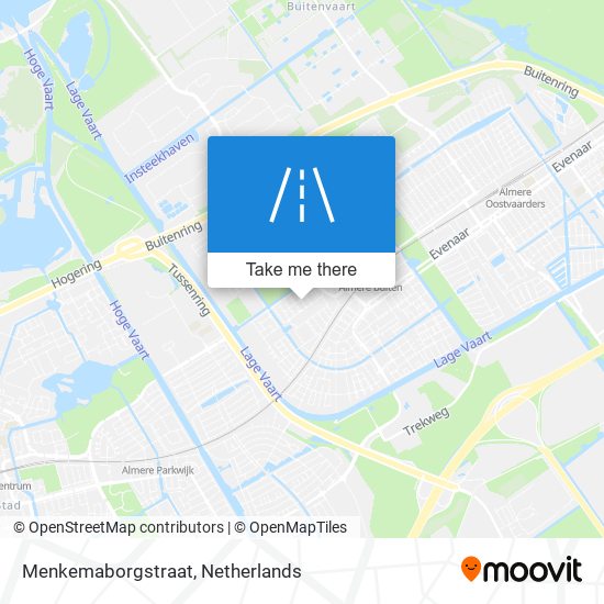 Menkemaborgstraat map