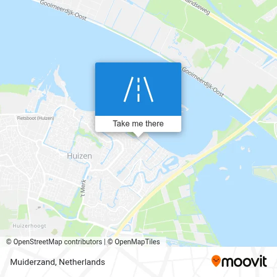 Muiderzand map