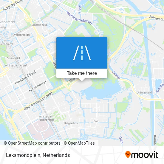 Leksmondplein map