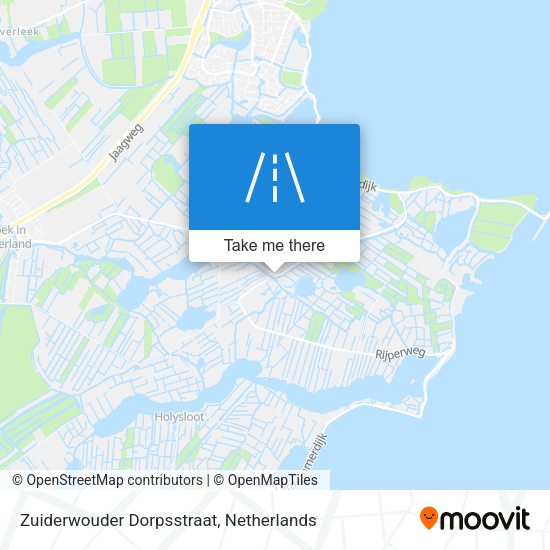 Zuiderwouder Dorpsstraat map
