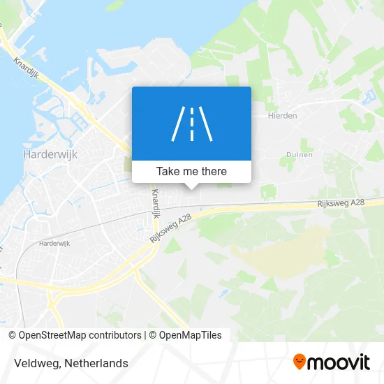 Veldweg map