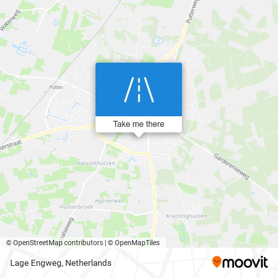 Lage Engweg map