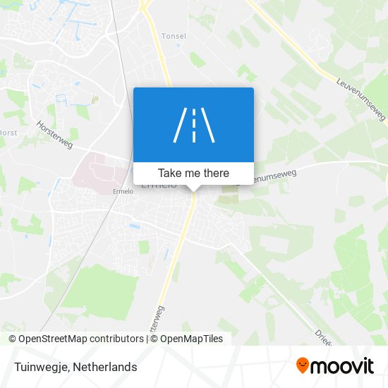 Tuinwegje map