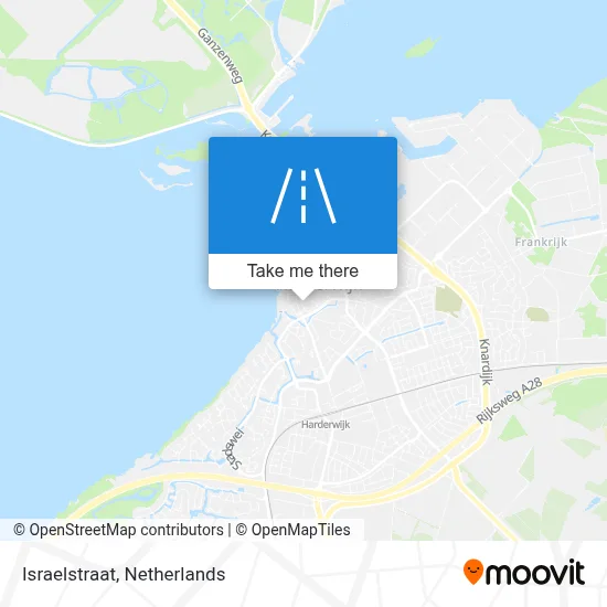 Israelstraat map