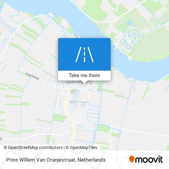 Prins Willem Van Oranjestraat map