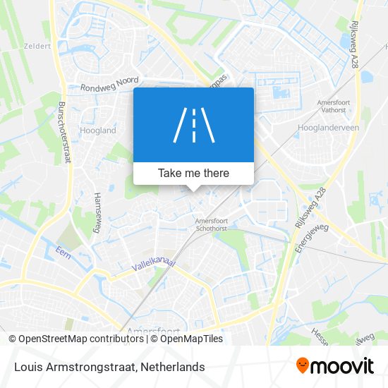 Louis Armstrongstraat map