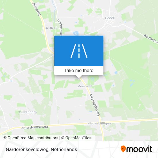 Garderenseveldweg map