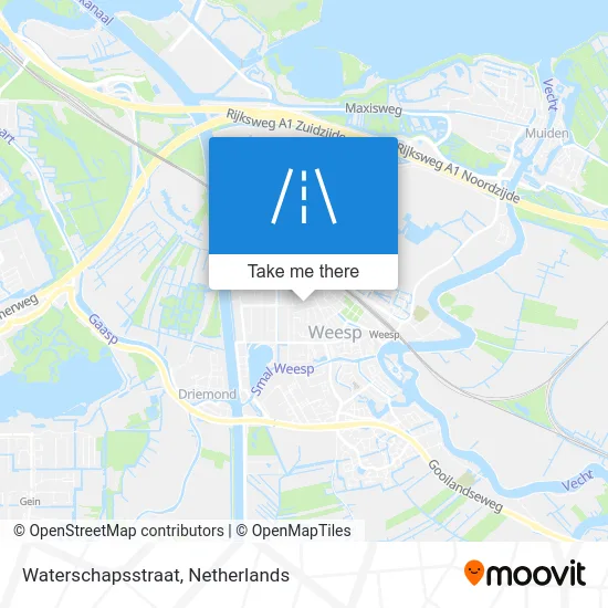 Waterschapsstraat map