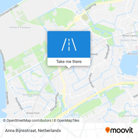 Anna Bijnsstraat Karte