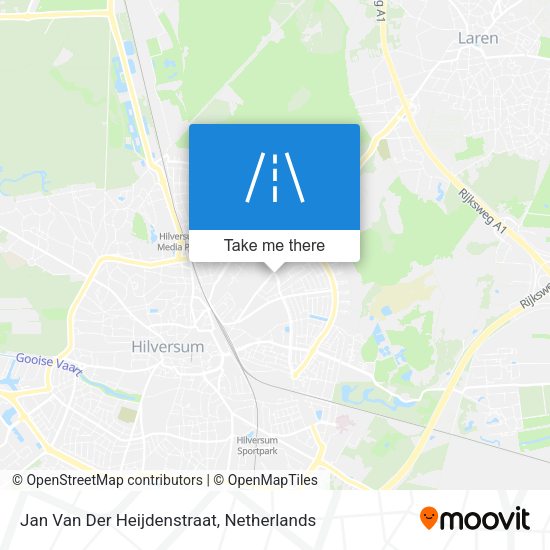 Jan Van Der Heijdenstraat map