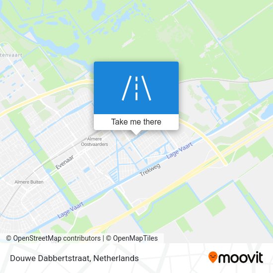 Douwe Dabbertstraat map