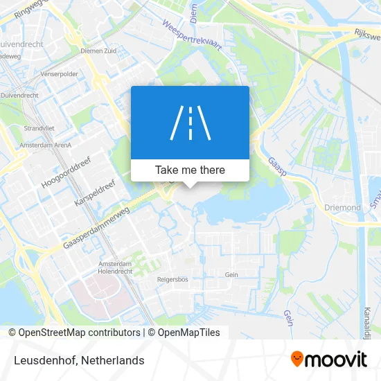 Leusdenhof map