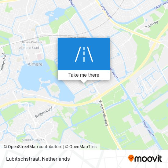 Lubitschstraat map