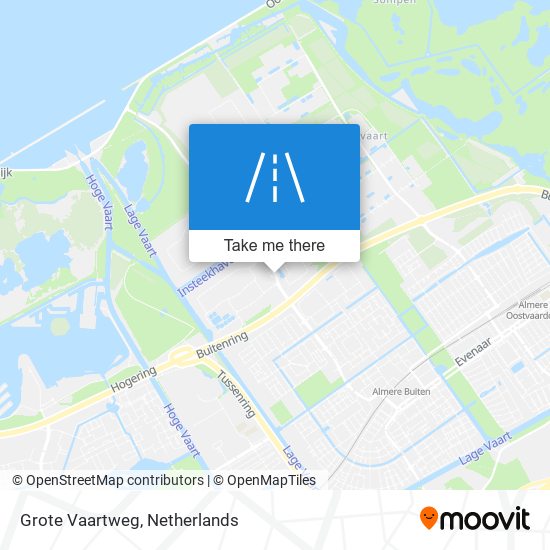 Grote Vaartweg Karte