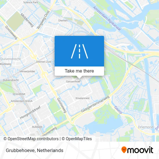 Grubbehoeve map