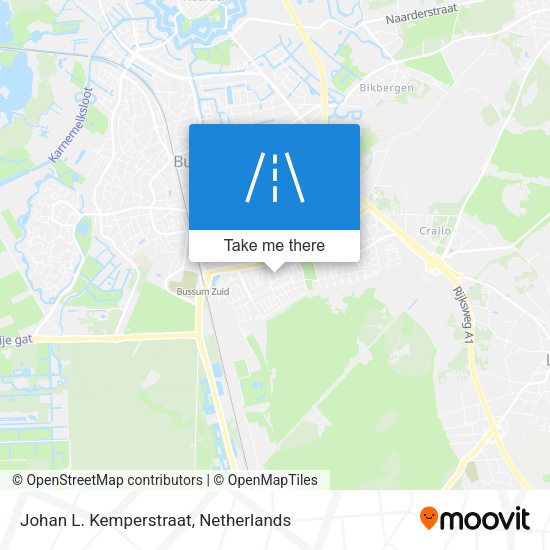 Johan L. Kemperstraat map