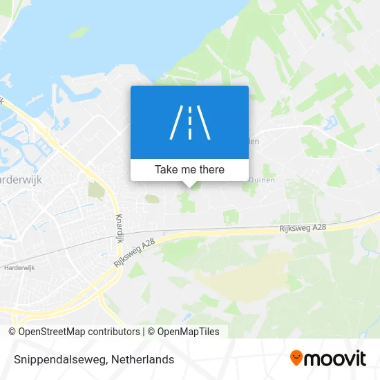 Snippendalseweg map