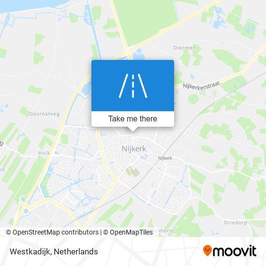 Westkadijk map