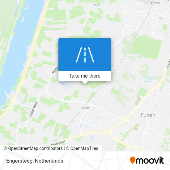 Engersteeg map