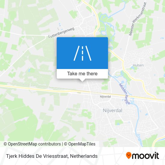 Tjerk Hiddes De Vriesstraat map