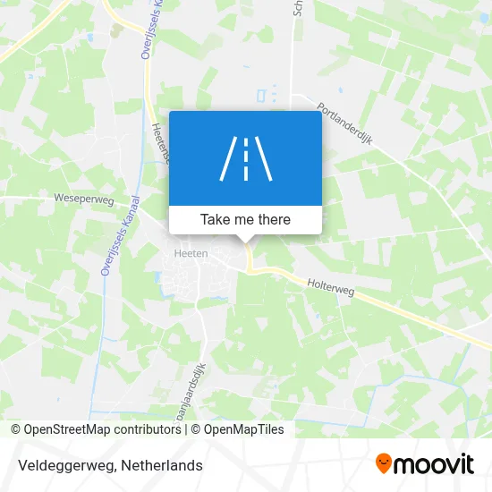 Veldeggerweg map