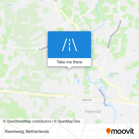 Reestweg map
