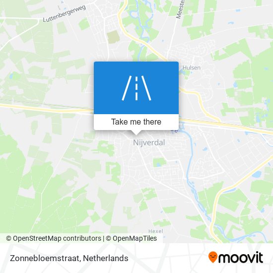 Zonnebloemstraat map