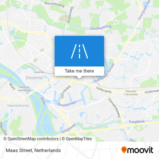 Maasstraat map