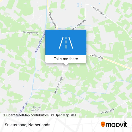 Snieterspad map