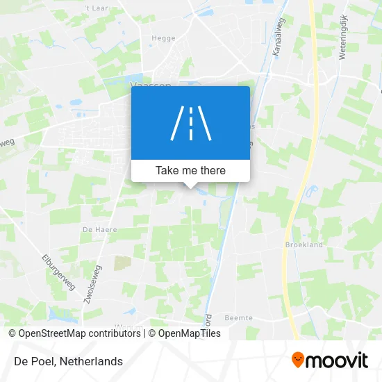 De Poel map