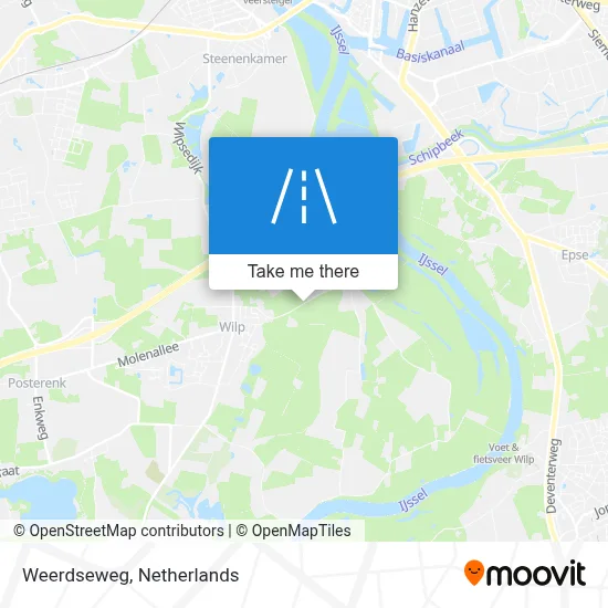 Weerdseweg map