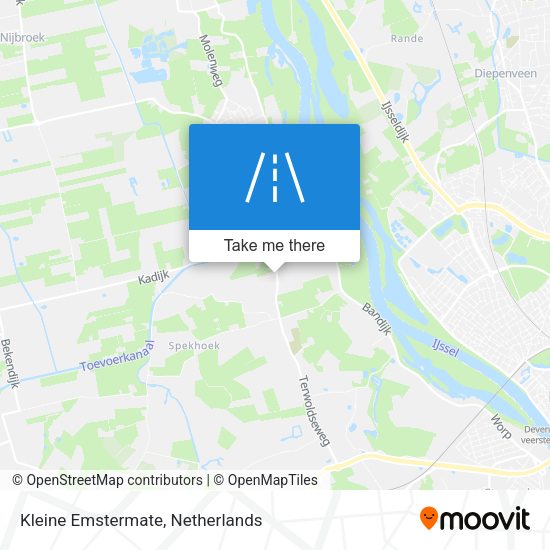Kleine Emstermate map