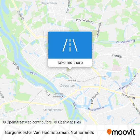 Burgemeester Van Heemstralaan map