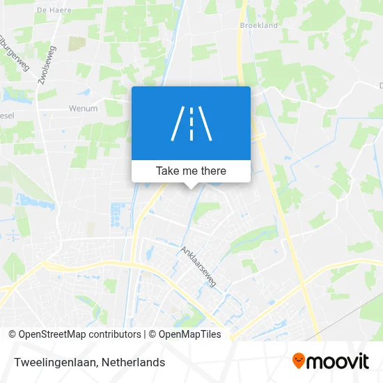 Tweelingenlaan map