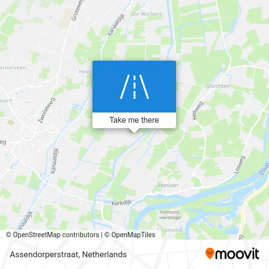 Assendorperstraat map