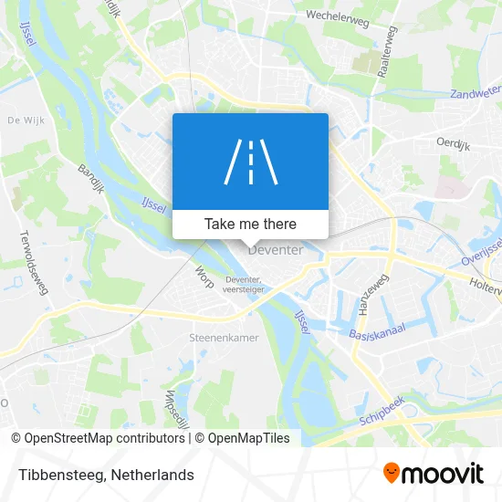 Tibbensteeg map