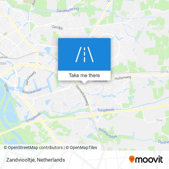 Zandviooltje map